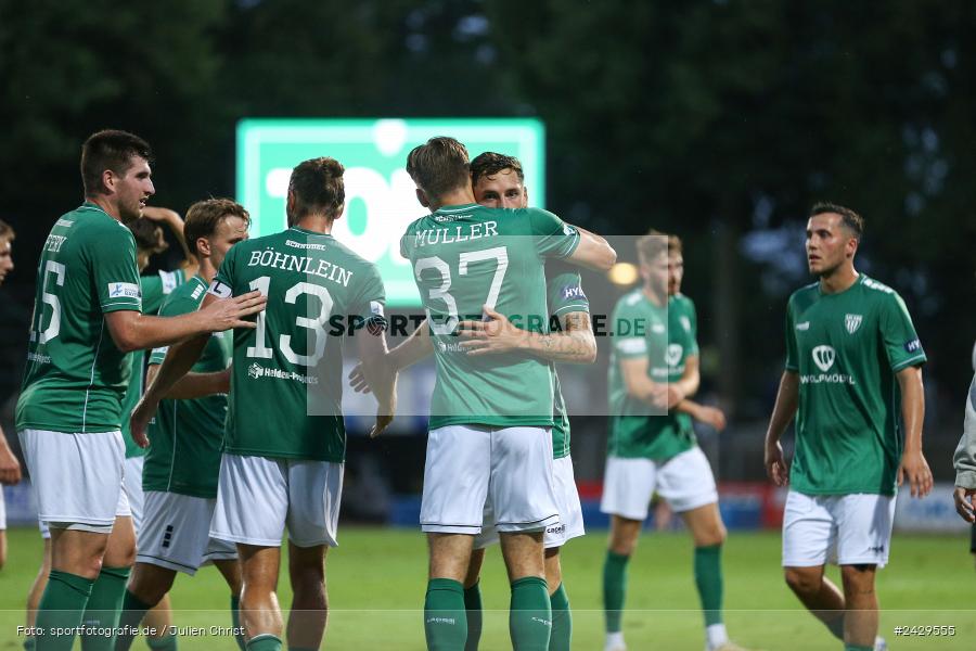 Willy-Sachs-Stadion, Schweinfurt, 20.08.2024, sport, action, BFV, Fussball, Toto-Pokal, BFV-Verbandspokal, AUB, FCS, TSV Aubstadt, 1. FC Schweinfurt 1905 - Bild-ID: 2429555
