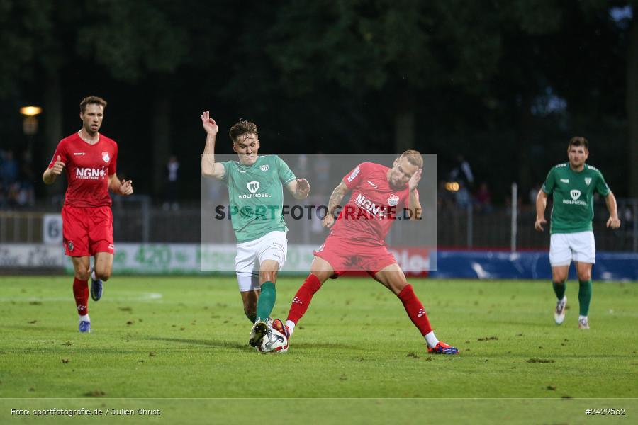 Willy-Sachs-Stadion, Schweinfurt, 20.08.2024, sport, action, BFV, Fussball, Toto-Pokal, BFV-Verbandspokal, AUB, FCS, TSV Aubstadt, 1. FC Schweinfurt 1905 - Bild-ID: 2429562