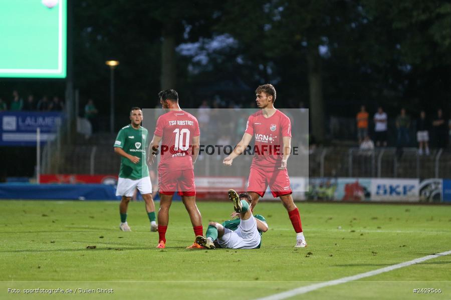 Willy-Sachs-Stadion, Schweinfurt, 20.08.2024, sport, action, BFV, Fussball, Toto-Pokal, BFV-Verbandspokal, AUB, FCS, TSV Aubstadt, 1. FC Schweinfurt 1905 - Bild-ID: 2429566