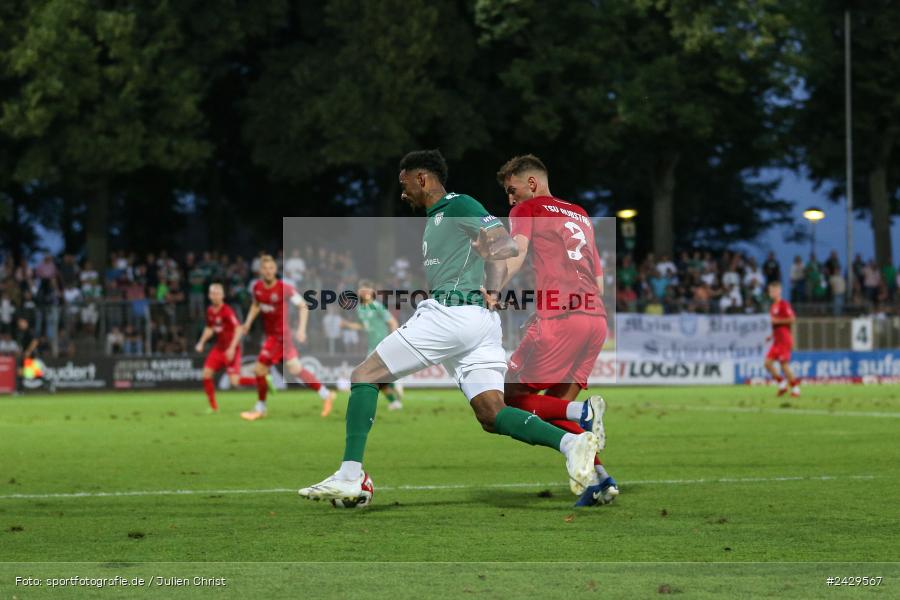 Willy-Sachs-Stadion, Schweinfurt, 20.08.2024, sport, action, BFV, Fussball, Toto-Pokal, BFV-Verbandspokal, AUB, FCS, TSV Aubstadt, 1. FC Schweinfurt 1905 - Bild-ID: 2429567