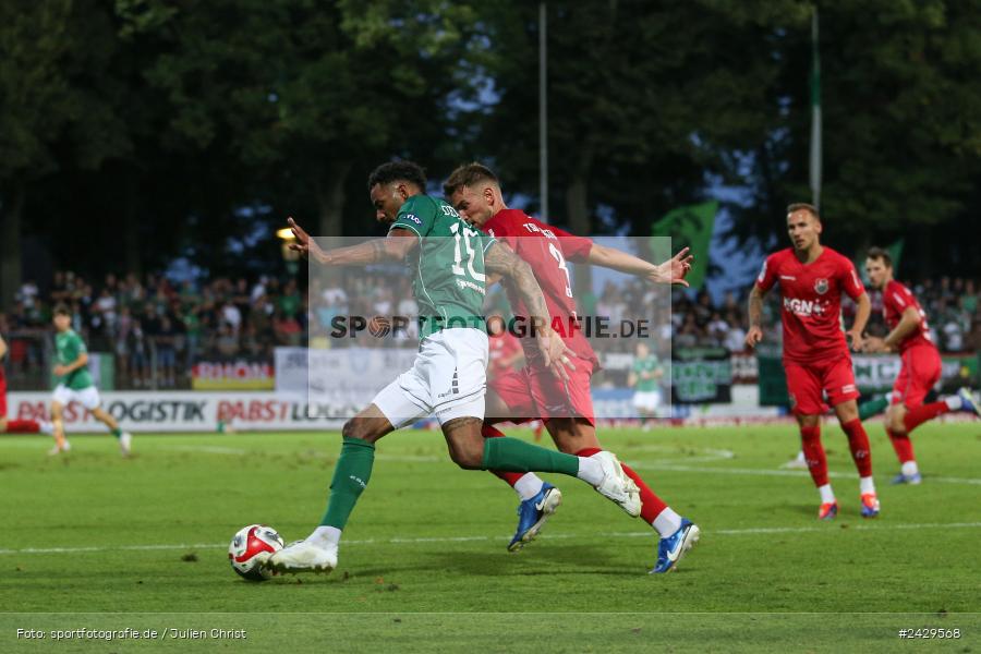 Willy-Sachs-Stadion, Schweinfurt, 20.08.2024, sport, action, BFV, Fussball, Toto-Pokal, BFV-Verbandspokal, AUB, FCS, TSV Aubstadt, 1. FC Schweinfurt 1905 - Bild-ID: 2429568