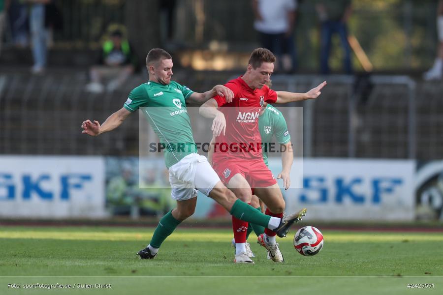 Willy-Sachs-Stadion, Schweinfurt, 20.08.2024, sport, action, BFV, Fussball, Toto-Pokal, BFV-Verbandspokal, AUB, FCS, TSV Aubstadt, 1. FC Schweinfurt 1905 - Bild-ID: 2429591