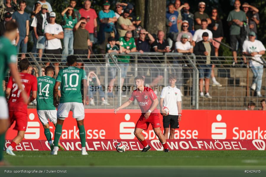 Willy-Sachs-Stadion, Schweinfurt, 20.08.2024, sport, action, BFV, Fussball, Toto-Pokal, BFV-Verbandspokal, AUB, FCS, TSV Aubstadt, 1. FC Schweinfurt 1905 - Bild-ID: 2429615