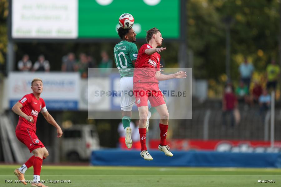 Willy-Sachs-Stadion, Schweinfurt, 20.08.2024, sport, action, BFV, Fussball, Toto-Pokal, BFV-Verbandspokal, AUB, FCS, TSV Aubstadt, 1. FC Schweinfurt 1905 - Bild-ID: 2429623