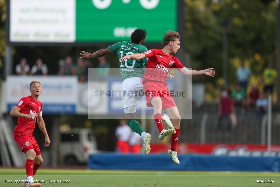 Willy-Sachs-Stadion, Schweinfurt, 20.08.2024, sport, action, BFV, Fussball, Toto-Pokal, BFV-Verbandspokal, AUB, FCS, TSV Aubstadt, 1. FC Schweinfurt 1905 - Bild-ID: 2429624