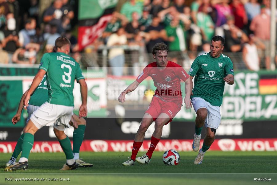 Willy-Sachs-Stadion, Schweinfurt, 20.08.2024, sport, action, BFV, Fussball, Toto-Pokal, BFV-Verbandspokal, AUB, FCS, TSV Aubstadt, 1. FC Schweinfurt 1905 - Bild-ID: 2429634