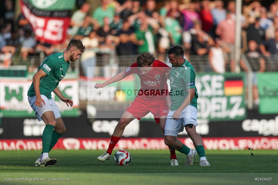 Willy-Sachs-Stadion, Schweinfurt, 20.08.2024, sport, action, BFV, Fussball, Toto-Pokal, BFV-Verbandspokal, AUB, FCS, TSV Aubstadt, 1. FC Schweinfurt 1905 - Bild-ID: 2429637