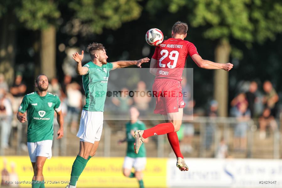 Willy-Sachs-Stadion, Schweinfurt, 20.08.2024, sport, action, BFV, Fussball, Toto-Pokal, BFV-Verbandspokal, AUB, FCS, TSV Aubstadt, 1. FC Schweinfurt 1905 - Bild-ID: 2429647