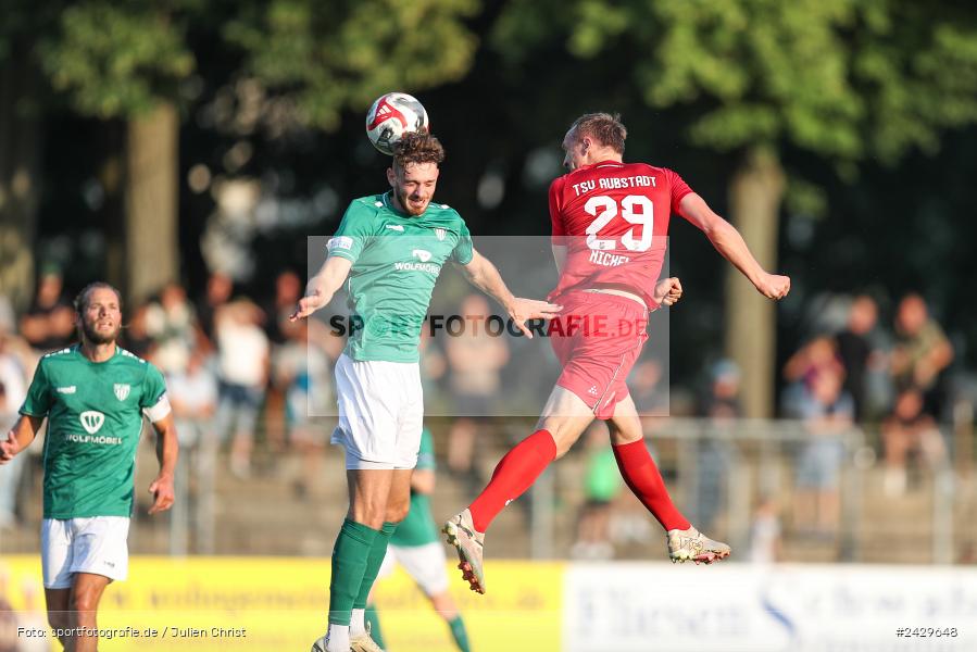 Willy-Sachs-Stadion, Schweinfurt, 20.08.2024, sport, action, BFV, Fussball, Toto-Pokal, BFV-Verbandspokal, AUB, FCS, TSV Aubstadt, 1. FC Schweinfurt 1905 - Bild-ID: 2429648