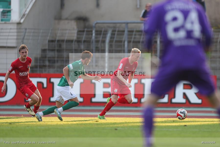 Willy-Sachs-Stadion, Schweinfurt, 20.08.2024, sport, action, BFV, Fussball, Toto-Pokal, BFV-Verbandspokal, AUB, FCS, TSV Aubstadt, 1. FC Schweinfurt 1905 - Bild-ID: 2429659