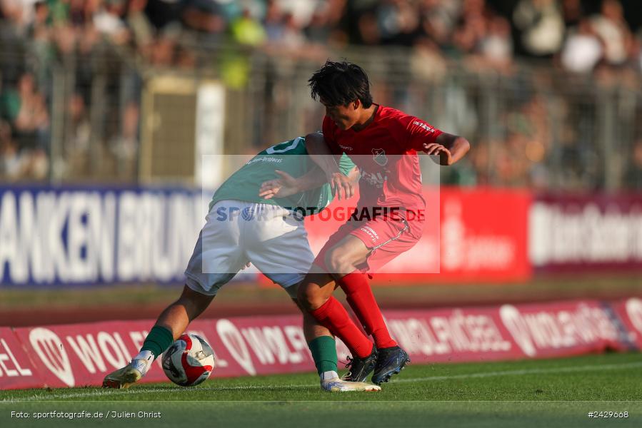 Willy-Sachs-Stadion, Schweinfurt, 20.08.2024, sport, action, BFV, Fussball, Toto-Pokal, BFV-Verbandspokal, AUB, FCS, TSV Aubstadt, 1. FC Schweinfurt 1905 - Bild-ID: 2429668