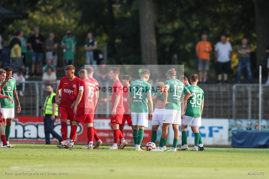 Willy-Sachs-Stadion, Schweinfurt, 20.08.2024, sport, action, BFV, Fussball, Toto-Pokal, BFV-Verbandspokal, AUB, FCS, TSV Aubstadt, 1. FC Schweinfurt 1905 - Bild-ID: 2429673