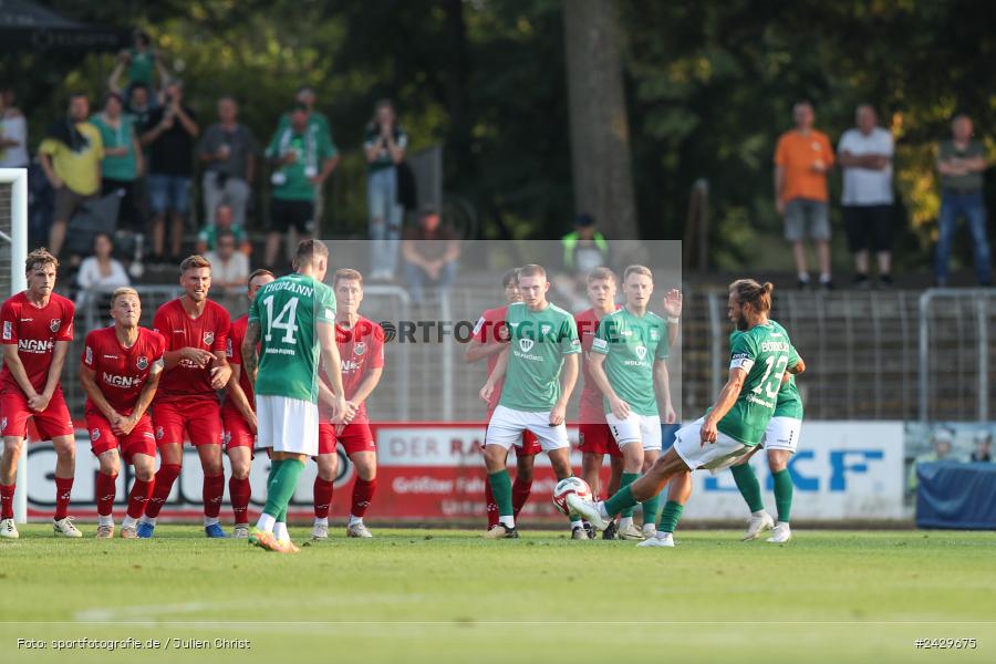 Willy-Sachs-Stadion, Schweinfurt, 20.08.2024, sport, action, BFV, Fussball, Toto-Pokal, BFV-Verbandspokal, AUB, FCS, TSV Aubstadt, 1. FC Schweinfurt 1905 - Bild-ID: 2429675