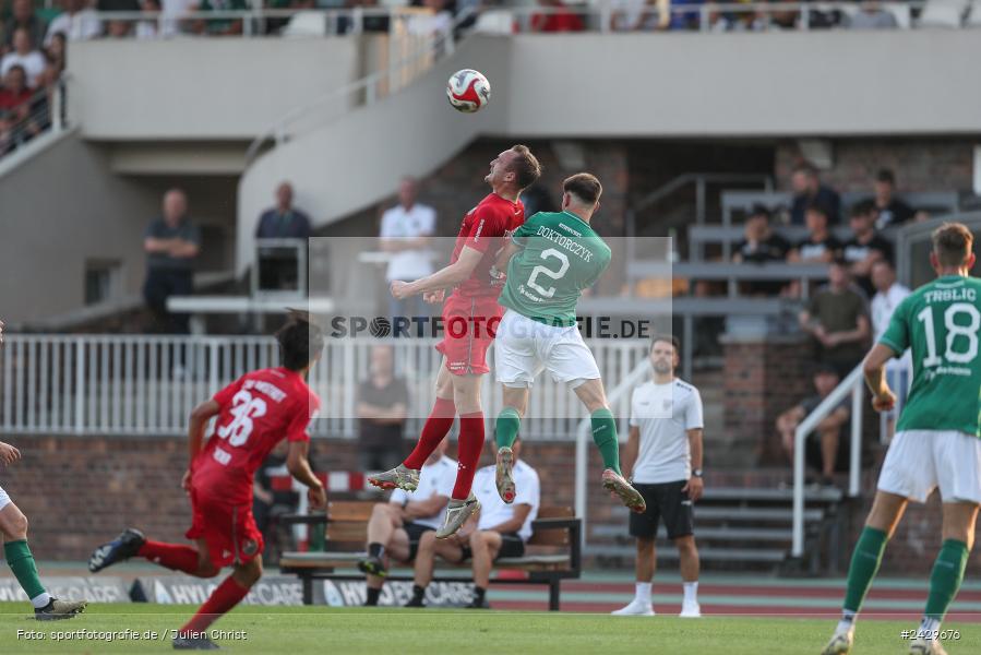 Willy-Sachs-Stadion, Schweinfurt, 20.08.2024, sport, action, BFV, Fussball, Toto-Pokal, BFV-Verbandspokal, AUB, FCS, TSV Aubstadt, 1. FC Schweinfurt 1905 - Bild-ID: 2429676