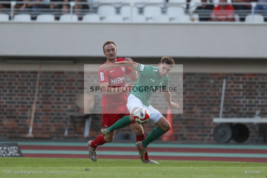 Willy-Sachs-Stadion, Schweinfurt, 20.08.2024, sport, action, BFV, Fussball, Toto-Pokal, BFV-Verbandspokal, AUB, FCS, TSV Aubstadt, 1. FC Schweinfurt 1905 - Bild-ID: 2429681 Willy-Sachs-Stadion, Schweinfurt, 20.08.2024, sport, action, BFV, Fussball, Toto-Pokal, BFV-Verbandspokal, AUB, FCS, TSV Aubstadt, 1. FC Schweinfurt 1905 - Bild-ID: 2429681