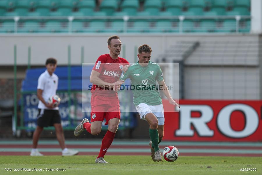 Willy-Sachs-Stadion, Schweinfurt, 20.08.2024, sport, action, BFV, Fussball, Toto-Pokal, BFV-Verbandspokal, AUB, FCS, TSV Aubstadt, 1. FC Schweinfurt 1905 - Bild-ID: 2429685