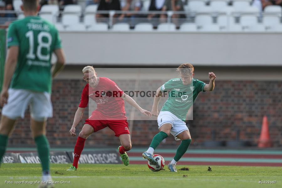 Willy-Sachs-Stadion, Schweinfurt, 20.08.2024, sport, action, BFV, Fussball, Toto-Pokal, BFV-Verbandspokal, AUB, FCS, TSV Aubstadt, 1. FC Schweinfurt 1905 - Bild-ID: 2429687