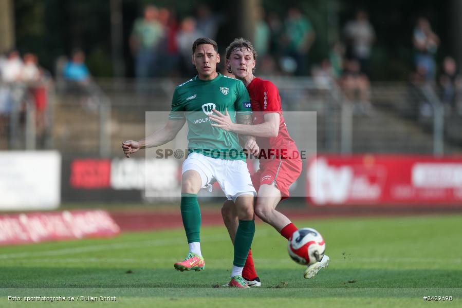 Willy-Sachs-Stadion, Schweinfurt, 20.08.2024, sport, action, BFV, Fussball, Toto-Pokal, BFV-Verbandspokal, AUB, FCS, TSV Aubstadt, 1. FC Schweinfurt 1905 - Bild-ID: 2429698
