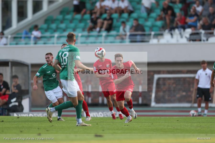 Willy-Sachs-Stadion, Schweinfurt, 20.08.2024, sport, action, BFV, Fussball, Toto-Pokal, BFV-Verbandspokal, AUB, FCS, TSV Aubstadt, 1. FC Schweinfurt 1905 - Bild-ID: 2429699