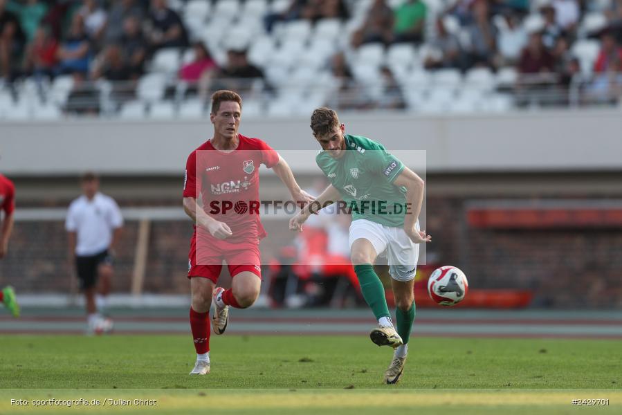 Willy-Sachs-Stadion, Schweinfurt, 20.08.2024, sport, action, BFV, Fussball, Toto-Pokal, BFV-Verbandspokal, AUB, FCS, TSV Aubstadt, 1. FC Schweinfurt 1905 - Bild-ID: 2429701