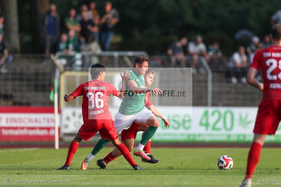Willy-Sachs-Stadion, Schweinfurt, 20.08.2024, sport, action, BFV, Fussball, Toto-Pokal, BFV-Verbandspokal, AUB, FCS, TSV Aubstadt, 1. FC Schweinfurt 1905 - Bild-ID: 2429708 Willy-Sachs-Stadion, Schweinfurt, 20.08.2024, sport, action, BFV, Fussball, Toto-Pokal, BFV-Verbandspokal, AUB, FCS, TSV Aubstadt, 1. FC Schweinfurt 1905 - Bild-ID: 2429708