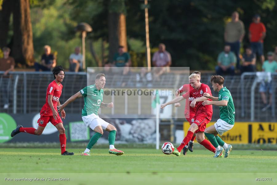 Willy-Sachs-Stadion, Schweinfurt, 20.08.2024, sport, action, BFV, Fussball, Toto-Pokal, BFV-Verbandspokal, AUB, FCS, TSV Aubstadt, 1. FC Schweinfurt 1905 - Bild-ID: 2429711