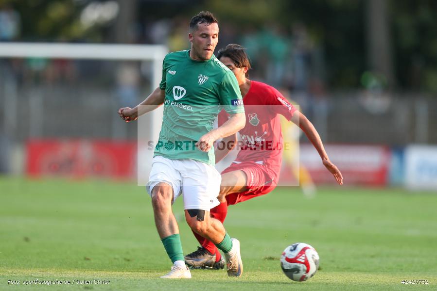 Willy-Sachs-Stadion, Schweinfurt, 20.08.2024, sport, action, BFV, Fussball, Toto-Pokal, BFV-Verbandspokal, AUB, FCS, TSV Aubstadt, 1. FC Schweinfurt 1905 - Bild-ID: 2429732