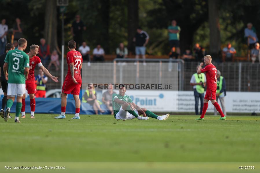 Willy-Sachs-Stadion, Schweinfurt, 20.08.2024, sport, action, BFV, Fussball, Toto-Pokal, BFV-Verbandspokal, AUB, FCS, TSV Aubstadt, 1. FC Schweinfurt 1905 - Bild-ID: 2429733