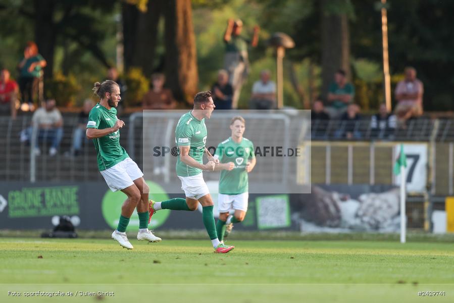 Willy-Sachs-Stadion, Schweinfurt, 20.08.2024, sport, action, BFV, Fussball, Toto-Pokal, BFV-Verbandspokal, AUB, FCS, TSV Aubstadt, 1. FC Schweinfurt 1905 - Bild-ID: 2429741