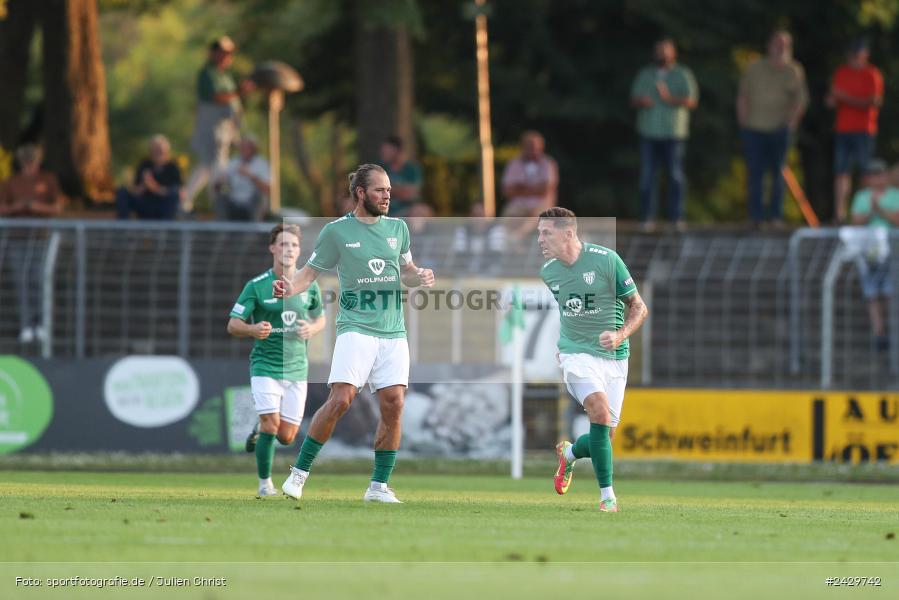 Willy-Sachs-Stadion, Schweinfurt, 20.08.2024, sport, action, BFV, Fussball, Toto-Pokal, BFV-Verbandspokal, AUB, FCS, TSV Aubstadt, 1. FC Schweinfurt 1905 - Bild-ID: 2429742