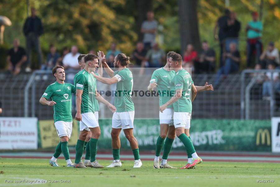 Willy-Sachs-Stadion, Schweinfurt, 20.08.2024, sport, action, BFV, Fussball, Toto-Pokal, BFV-Verbandspokal, AUB, FCS, TSV Aubstadt, 1. FC Schweinfurt 1905 - Bild-ID: 2429749