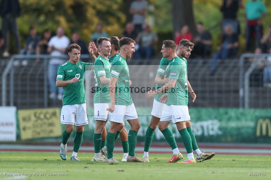 Willy-Sachs-Stadion, Schweinfurt, 20.08.2024, sport, action, BFV, Fussball, Toto-Pokal, BFV-Verbandspokal, AUB, FCS, TSV Aubstadt, 1. FC Schweinfurt 1905 - Bild-ID: 2429750