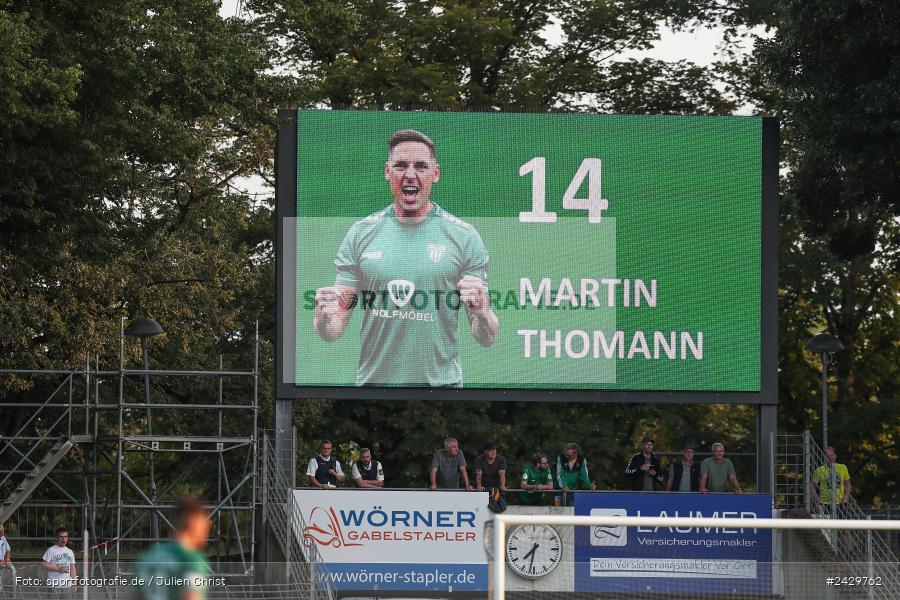 Willy-Sachs-Stadion, Schweinfurt, 20.08.2024, sport, action, BFV, Fussball, Toto-Pokal, BFV-Verbandspokal, AUB, FCS, TSV Aubstadt, 1. FC Schweinfurt 1905 - Bild-ID: 2429762 Willy-Sachs-Stadion, Schweinfurt, 20.08.2024, sport, action, BFV, Fussball, Toto-Pokal, BFV-Verbandspokal, AUB, FCS, TSV Aubstadt, 1. FC Schweinfurt 1905 - Bild-ID: 2429762