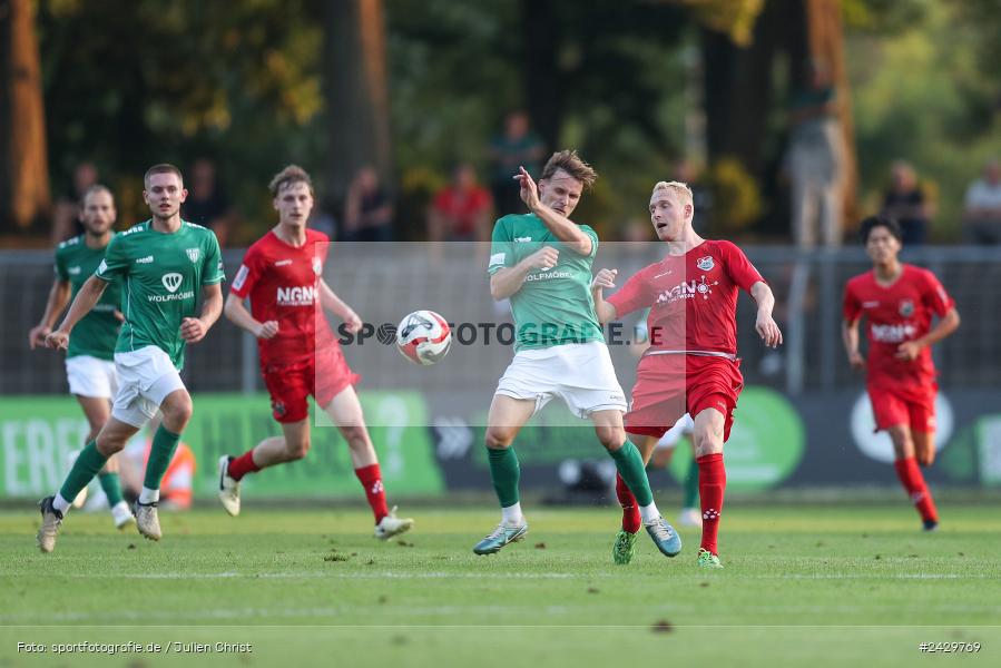Willy-Sachs-Stadion, Schweinfurt, 20.08.2024, sport, action, BFV, Fussball, Toto-Pokal, BFV-Verbandspokal, AUB, FCS, TSV Aubstadt, 1. FC Schweinfurt 1905 - Bild-ID: 2429769