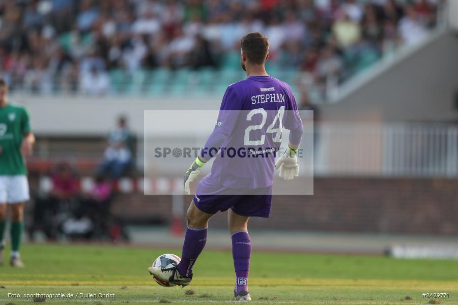 Willy-Sachs-Stadion, Schweinfurt, 20.08.2024, sport, action, BFV, Fussball, Toto-Pokal, BFV-Verbandspokal, AUB, FCS, TSV Aubstadt, 1. FC Schweinfurt 1905 - Bild-ID: 2429771