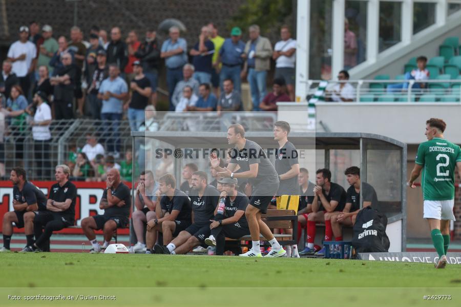 Willy-Sachs-Stadion, Schweinfurt, 20.08.2024, sport, action, BFV, Fussball, Toto-Pokal, BFV-Verbandspokal, AUB, FCS, TSV Aubstadt, 1. FC Schweinfurt 1905 - Bild-ID: 2429773