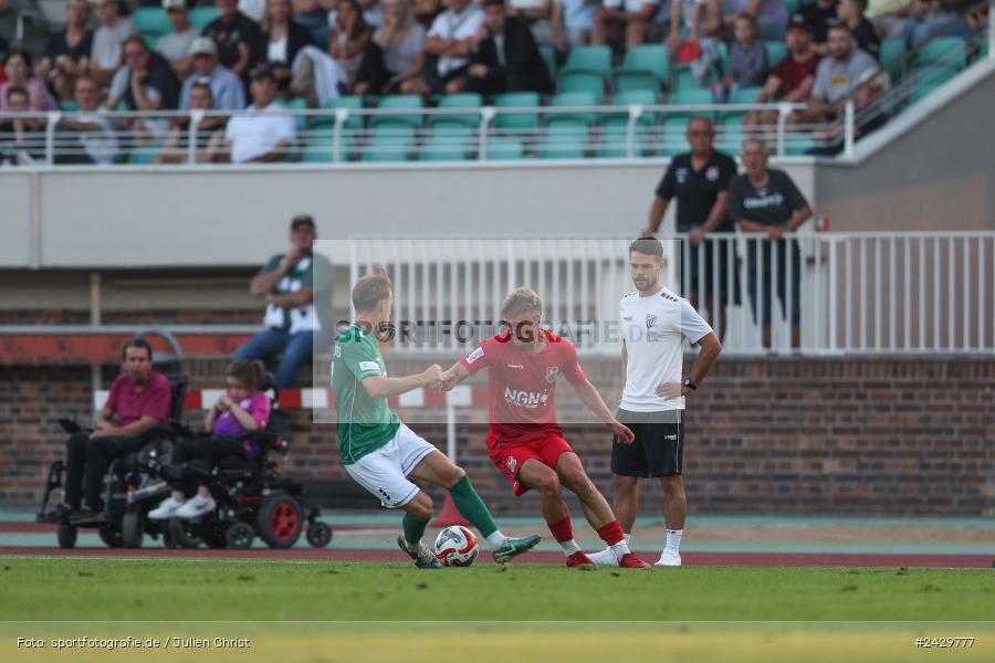 Willy-Sachs-Stadion, Schweinfurt, 20.08.2024, sport, action, BFV, Fussball, Toto-Pokal, BFV-Verbandspokal, AUB, FCS, TSV Aubstadt, 1. FC Schweinfurt 1905 - Bild-ID: 2429777