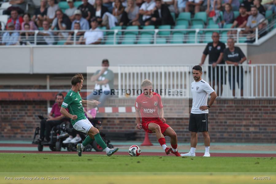 Willy-Sachs-Stadion, Schweinfurt, 20.08.2024, sport, action, BFV, Fussball, Toto-Pokal, BFV-Verbandspokal, AUB, FCS, TSV Aubstadt, 1. FC Schweinfurt 1905 - Bild-ID: 2429778