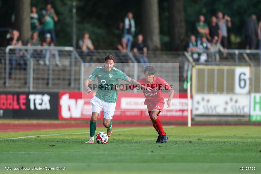 Willy-Sachs-Stadion, Schweinfurt, 20.08.2024, sport, action, BFV, Fussball, Toto-Pokal, BFV-Verbandspokal, AUB, FCS, TSV Aubstadt, 1. FC Schweinfurt 1905 - Bild-ID: 2429782