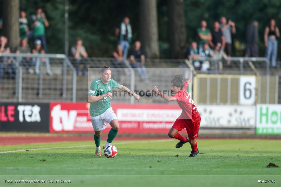 Willy-Sachs-Stadion, Schweinfurt, 20.08.2024, sport, action, BFV, Fussball, Toto-Pokal, BFV-Verbandspokal, AUB, FCS, TSV Aubstadt, 1. FC Schweinfurt 1905 - Bild-ID: 2429783