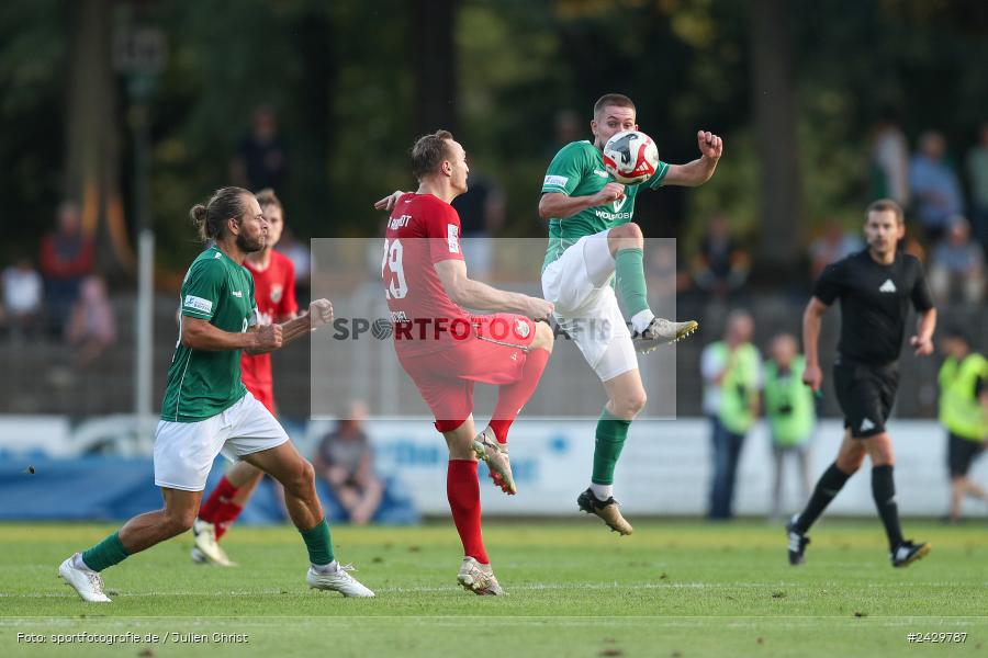 Willy-Sachs-Stadion, Schweinfurt, 20.08.2024, sport, action, BFV, Fussball, Toto-Pokal, BFV-Verbandspokal, AUB, FCS, TSV Aubstadt, 1. FC Schweinfurt 1905 - Bild-ID: 2429787
