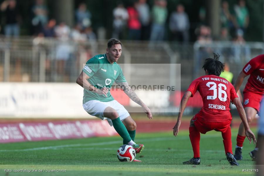 Willy-Sachs-Stadion, Schweinfurt, 20.08.2024, sport, action, BFV, Fussball, Toto-Pokal, BFV-Verbandspokal, AUB, FCS, TSV Aubstadt, 1. FC Schweinfurt 1905 - Bild-ID: 2429793