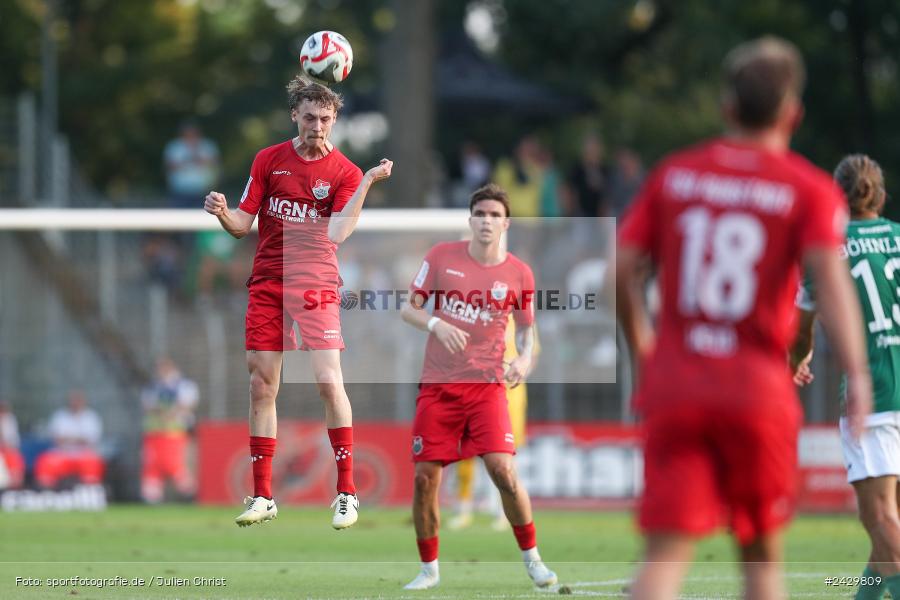 Willy-Sachs-Stadion, Schweinfurt, 20.08.2024, sport, action, BFV, Fussball, Toto-Pokal, BFV-Verbandspokal, AUB, FCS, TSV Aubstadt, 1. FC Schweinfurt 1905 - Bild-ID: 2429809