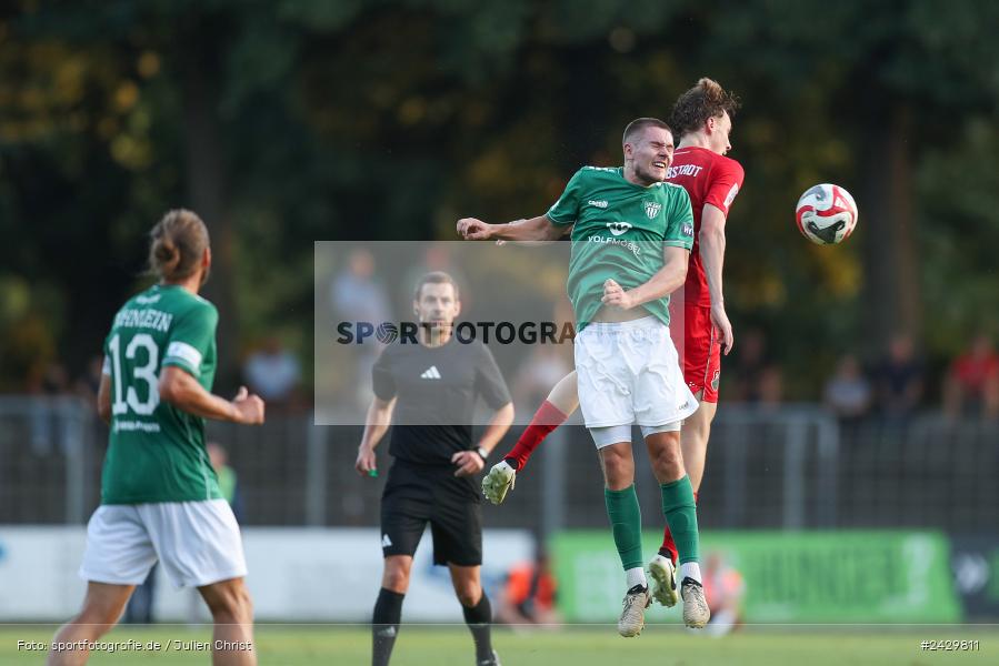 Willy-Sachs-Stadion, Schweinfurt, 20.08.2024, sport, action, BFV, Fussball, Toto-Pokal, BFV-Verbandspokal, AUB, FCS, TSV Aubstadt, 1. FC Schweinfurt 1905 - Bild-ID: 2429811