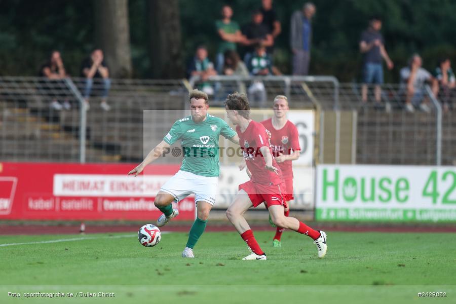 Willy-Sachs-Stadion, Schweinfurt, 20.08.2024, sport, action, BFV, Fussball, Toto-Pokal, BFV-Verbandspokal, AUB, FCS, TSV Aubstadt, 1. FC Schweinfurt 1905 - Bild-ID: 2429832 Willy-Sachs-Stadion, Schweinfurt, 20.08.2024, sport, action, BFV, Fussball, Toto-Pokal, BFV-Verbandspokal, AUB, FCS, TSV Aubstadt, 1. FC Schweinfurt 1905 - Bild-ID: 2429832
