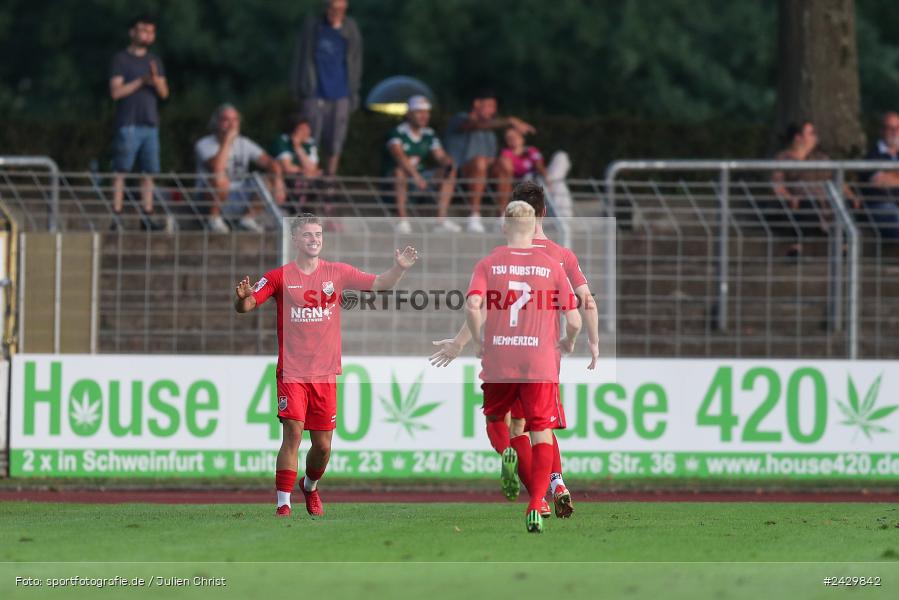 Willy-Sachs-Stadion, Schweinfurt, 20.08.2024, sport, action, BFV, Fussball, Toto-Pokal, BFV-Verbandspokal, AUB, FCS, TSV Aubstadt, 1. FC Schweinfurt 1905 - Bild-ID: 2429842