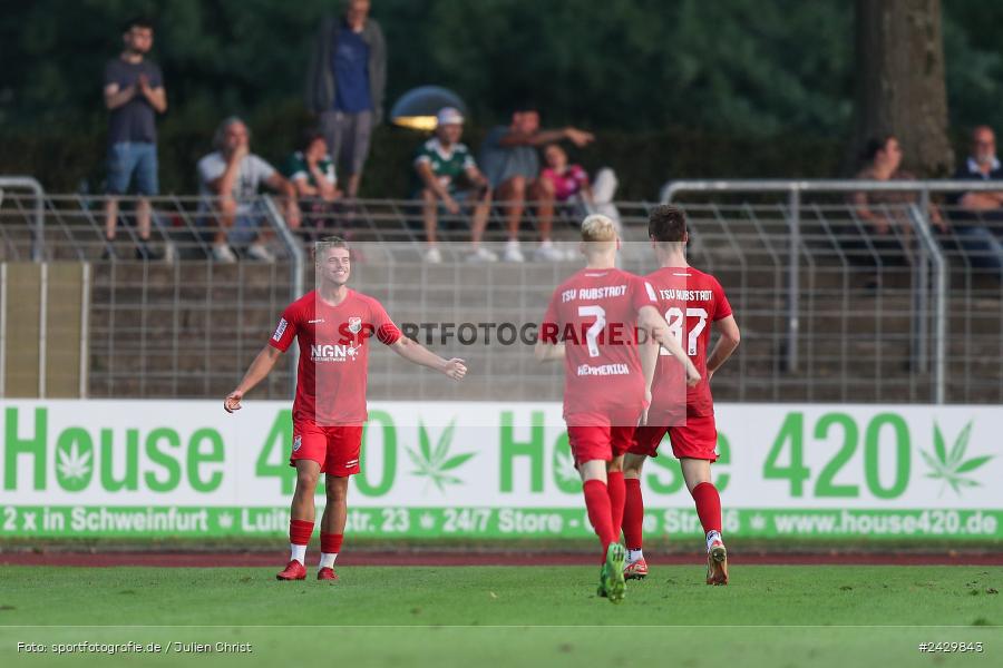 Willy-Sachs-Stadion, Schweinfurt, 20.08.2024, sport, action, BFV, Fussball, Toto-Pokal, BFV-Verbandspokal, AUB, FCS, TSV Aubstadt, 1. FC Schweinfurt 1905 - Bild-ID: 2429843