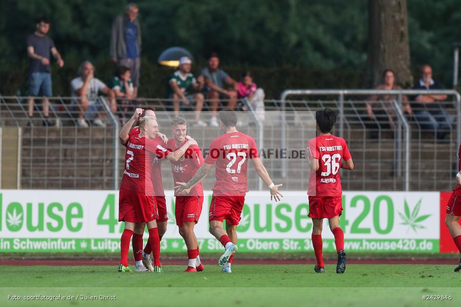 Willy-Sachs-Stadion, Schweinfurt, 20.08.2024, sport, action, BFV, Fussball, Toto-Pokal, BFV-Verbandspokal, AUB, FCS, TSV Aubstadt, 1. FC Schweinfurt 1905 - Bild-ID: 2429846