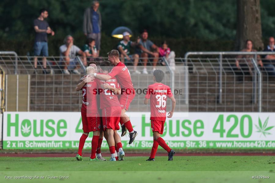 Willy-Sachs-Stadion, Schweinfurt, 20.08.2024, sport, action, BFV, Fussball, Toto-Pokal, BFV-Verbandspokal, AUB, FCS, TSV Aubstadt, 1. FC Schweinfurt 1905 - Bild-ID: 2429849