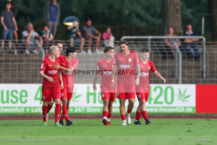 Willy-Sachs-Stadion, Schweinfurt, 20.08.2024, sport, action, BFV, Fussball, Toto-Pokal, BFV-Verbandspokal, AUB, FCS, TSV Aubstadt, 1. FC Schweinfurt 1905 - Bild-ID: 2429853